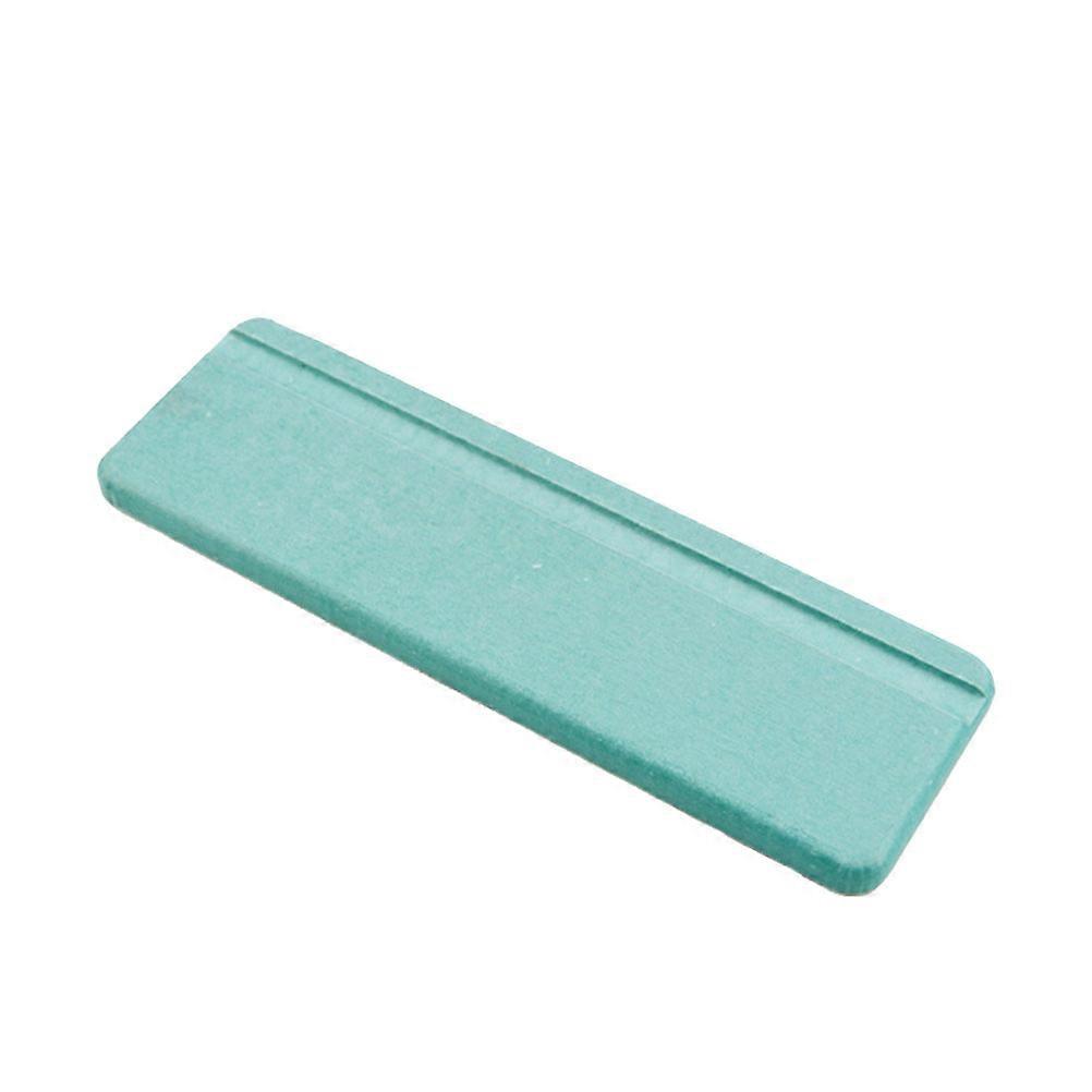 Bath Mat Diatomite Mat Bathroom Absorbent Mats Solid Color Green 22.5*7cm Anti-slip for Household Users 1Pack