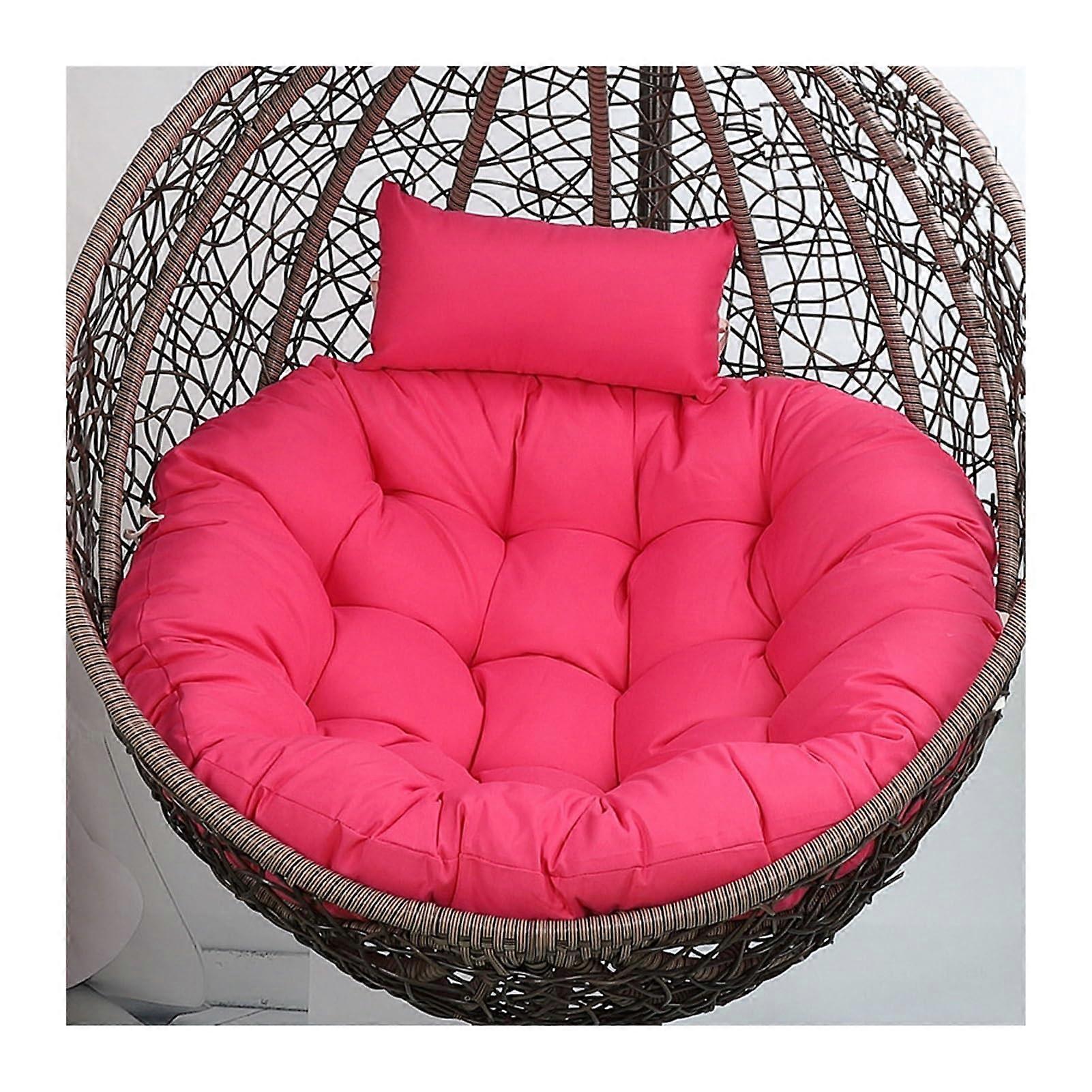 Replacement hanging hammock for outdoor hanging chairs, beige, fits 105 swing chairs (90 cm diameter) Rose Rouge 125size (diameter: 115cm).