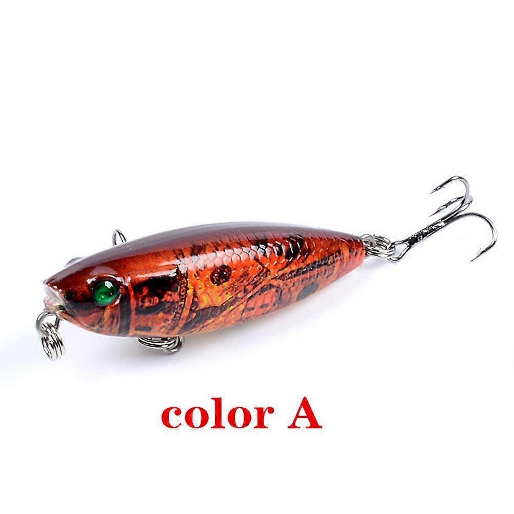 Perch Lures Fishing Tackle Floating Life Like Swimbaits Assorted Color 5.9cm 7Pcs