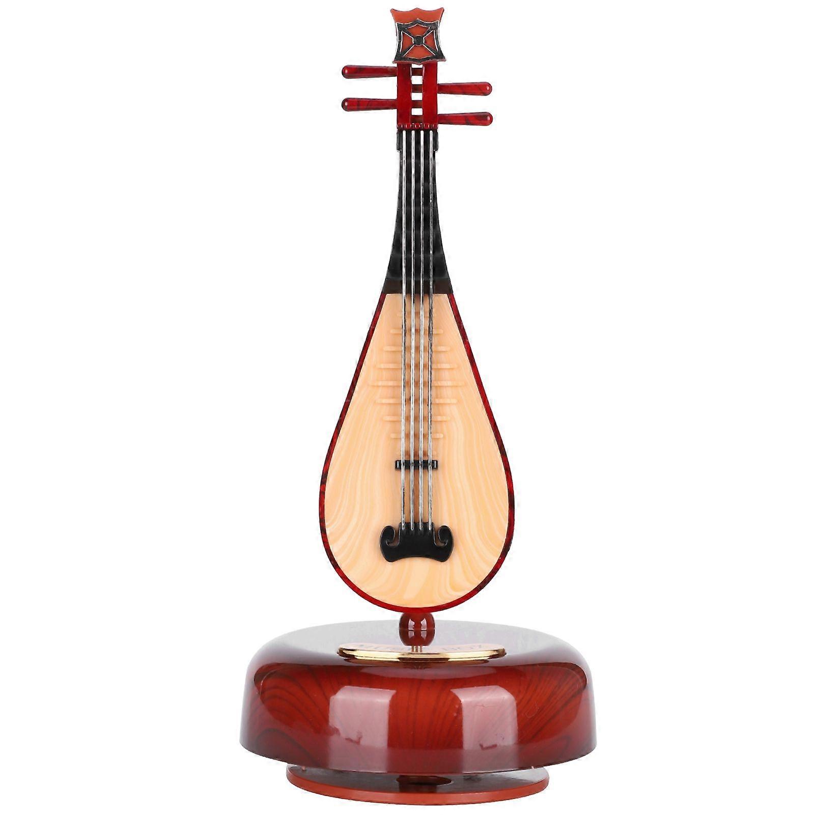 2025 Latest Model  MIni Lute Music Box Small Musical Instrument Rotating Music