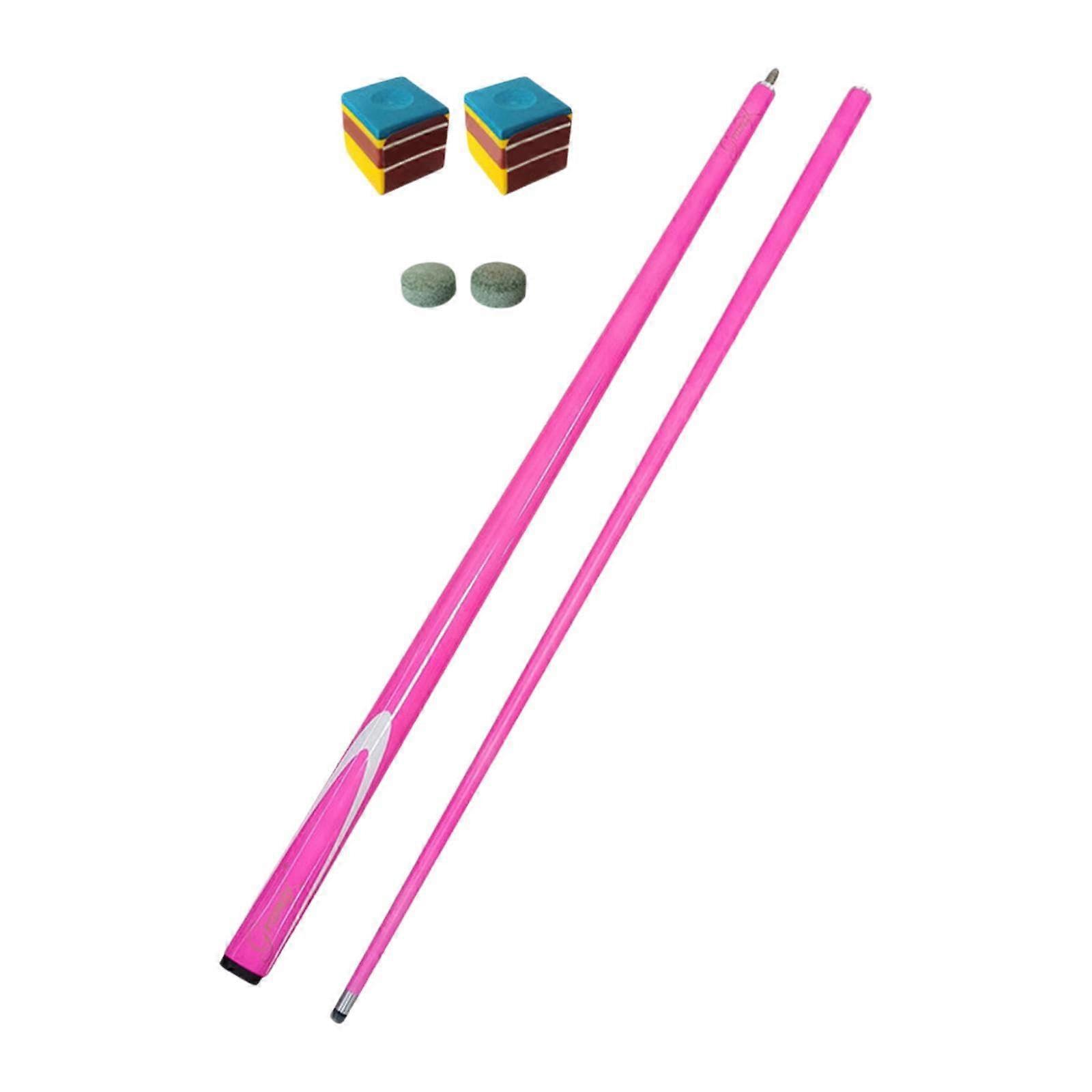 Pool Cue Snooker Cue Carbon Fibre Professional 1/2 Split Billiard Cue Pool Stick for Beginners pink