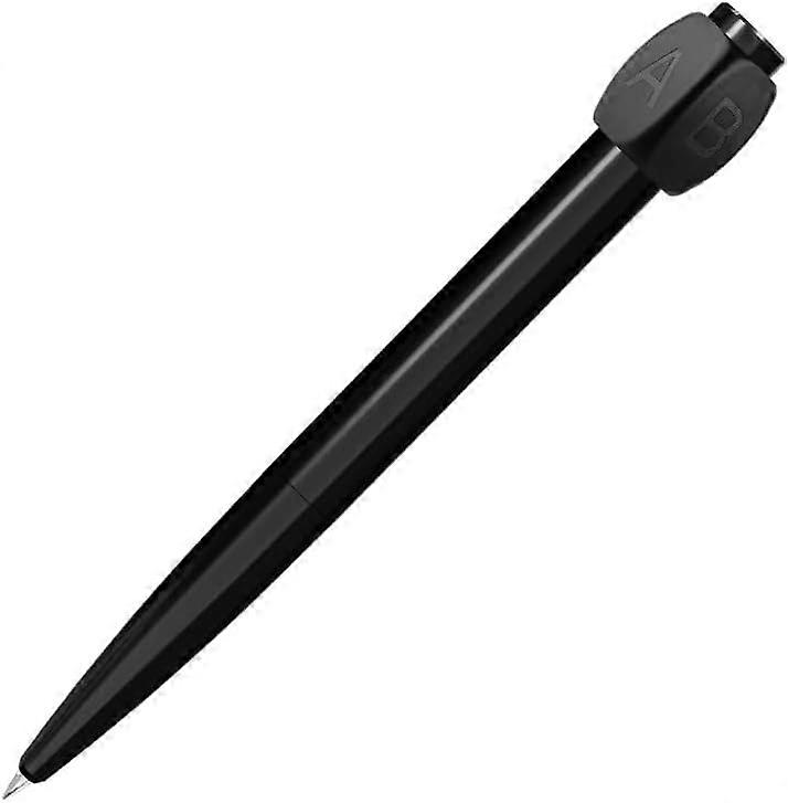 ZENGO Answer pen περιστροφικό unisex στυλό ABCD δύσκολο να επιλέξει συνάντηση πλήξη περάσει το χρόνο περιστρεφόμενο στυλό (Μαύρο)