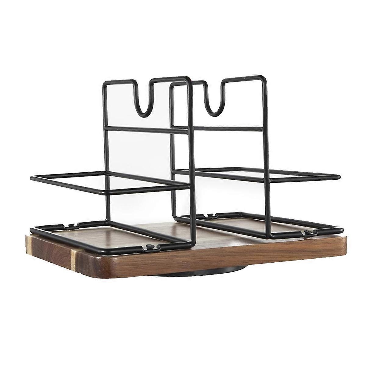 Napkin Holder for Table, Rotating Metal Napkin Holder