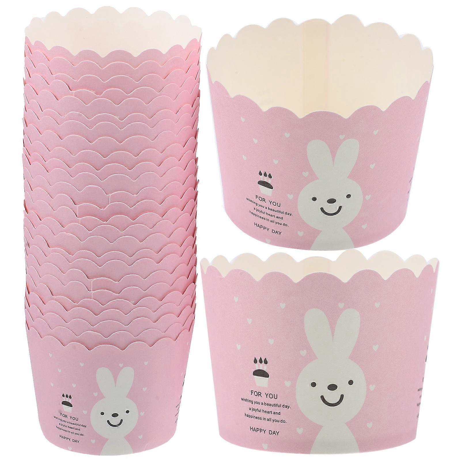 100pcs Greaseproof Cake Cups, Small Muffin Liners for Baking Cupcakes, Desserts, and Cakes, Oil Paper Material, Safe and Convenient Home Baking Tool