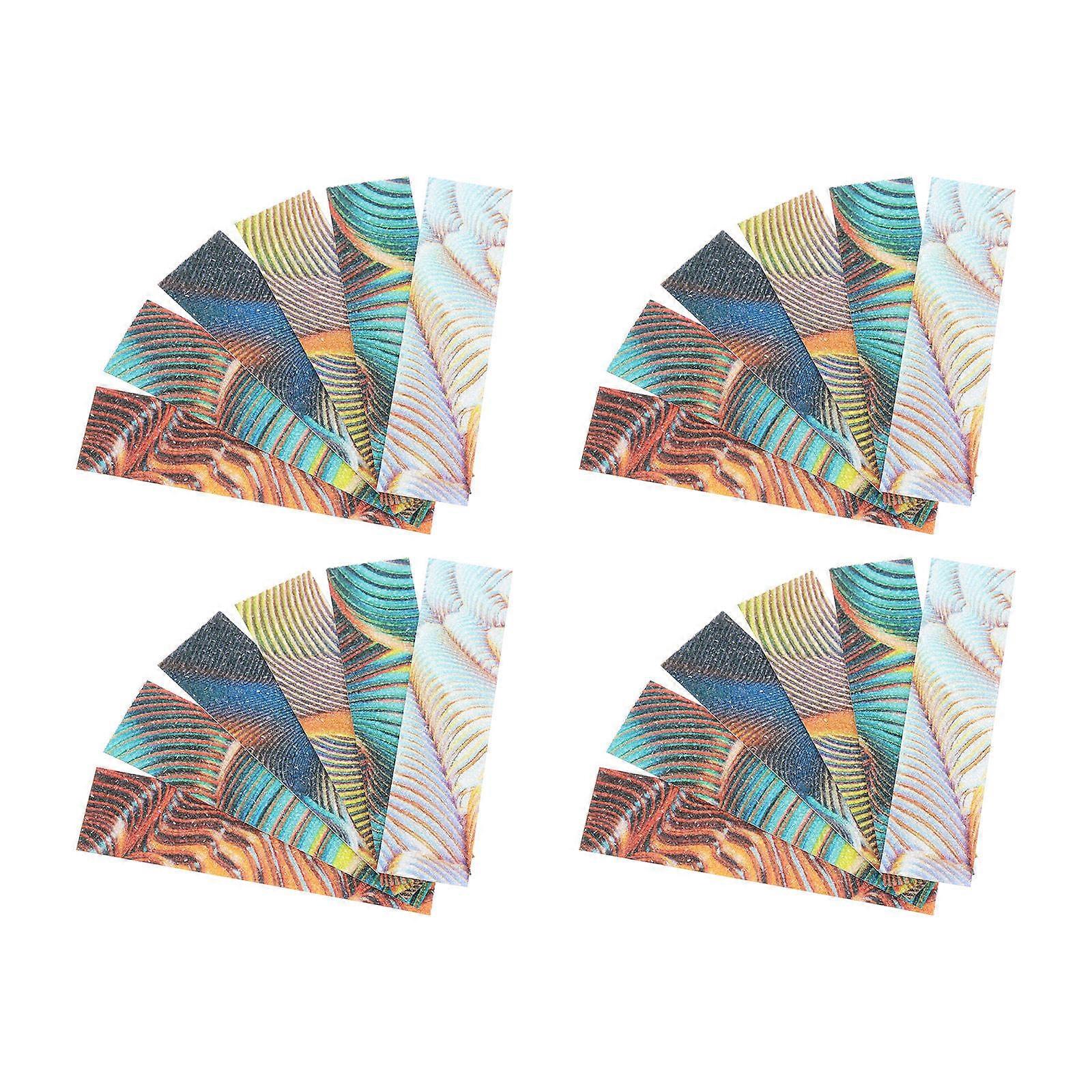 Mood Calming Stickers Decals Adhesive Sticker Everyday Use Multi Color 10x25cm Stress Relief 36Set