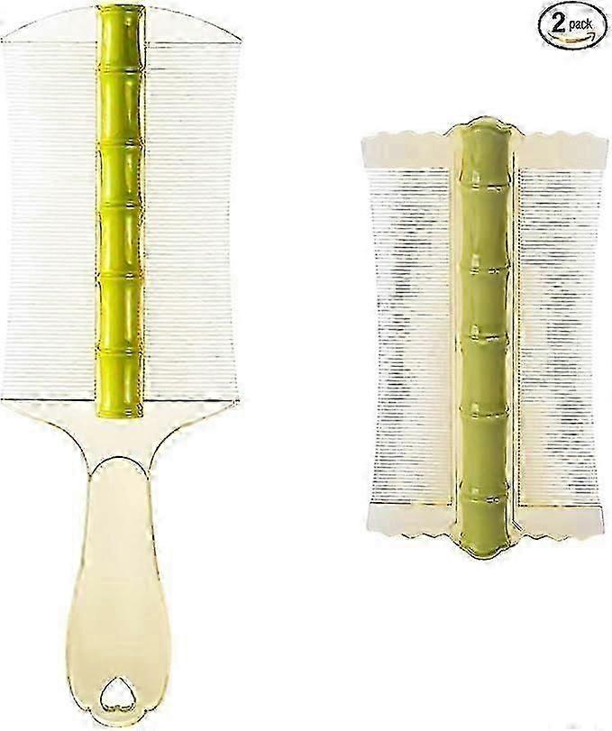 2025 Latest Model 2Pcs Dandruff Comb Lice combs Fine tooth comb Dandruff comb