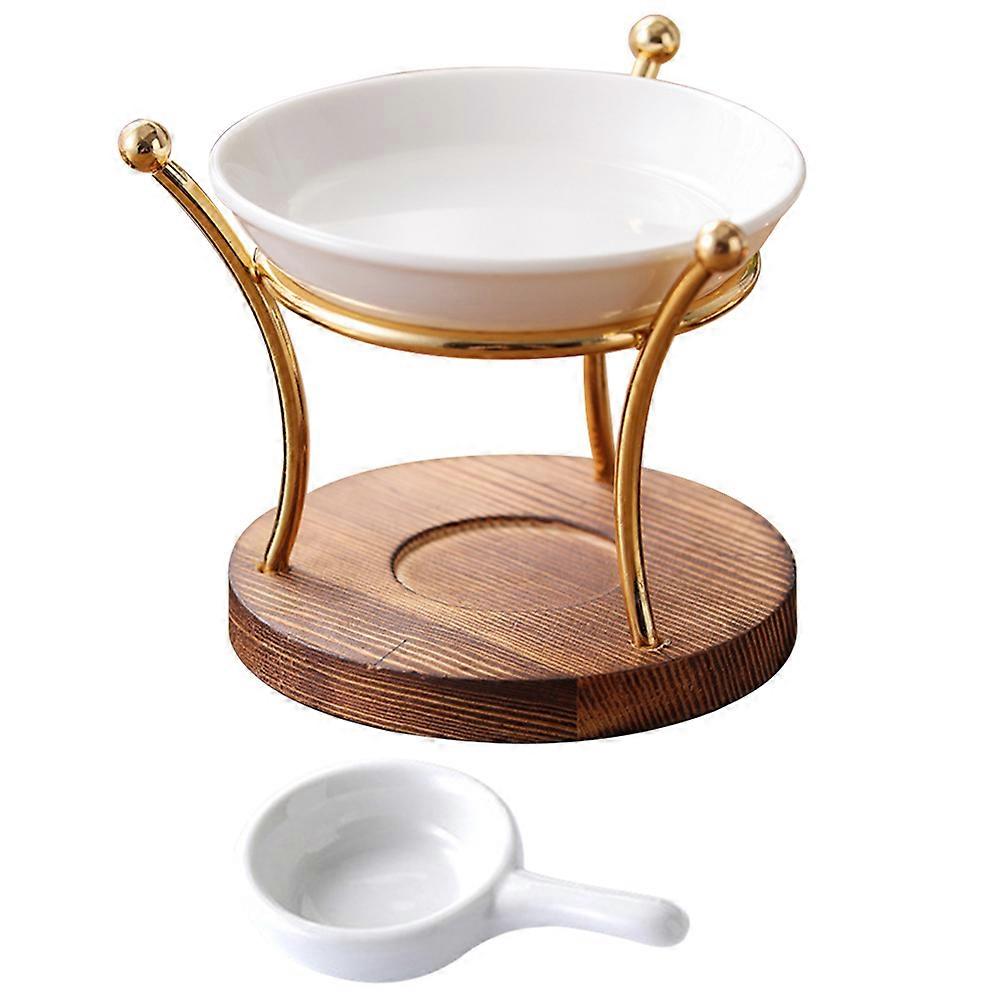 Aroma Diffuser Decoration Ceramic Dish Essential Oil Burner for Storage 1Set
