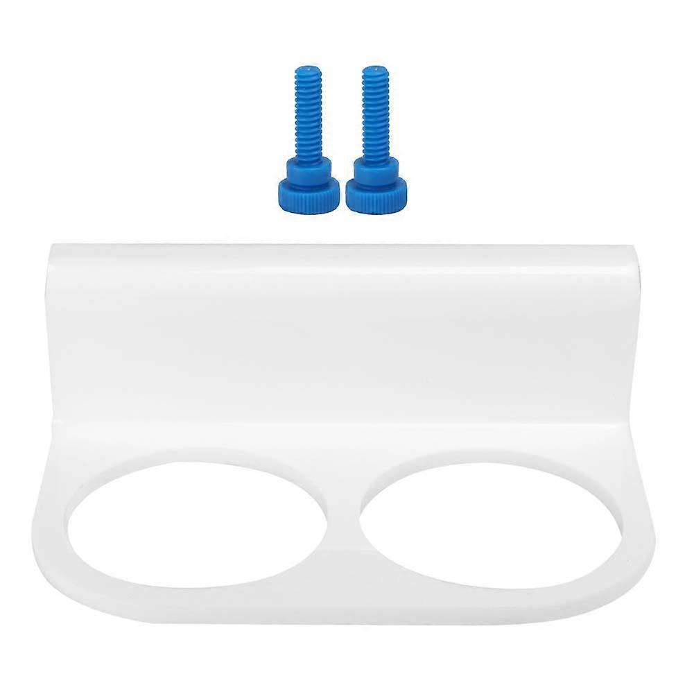 Aquarium Acrylic Durable White Double Hole Filter Bag Bracket Sock Support Fish Tanks Accessory