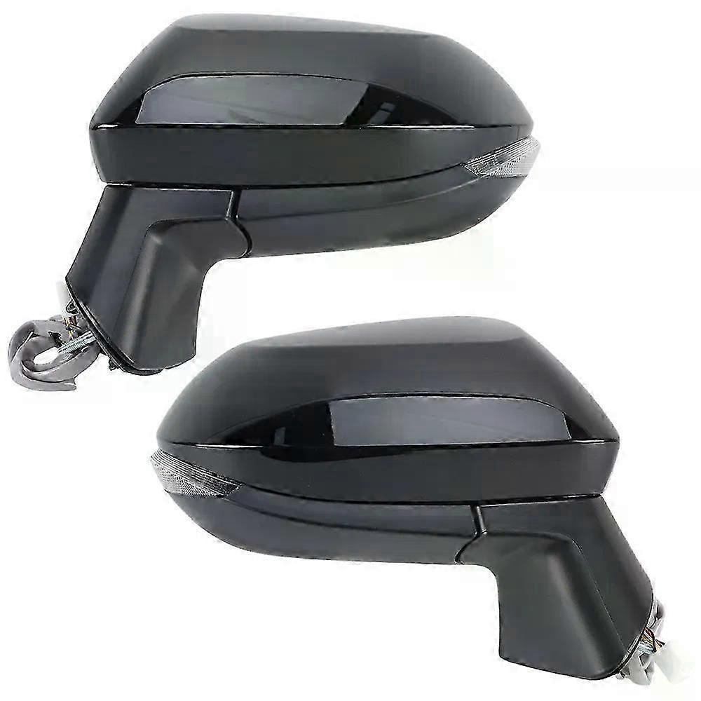 6 Pins Side Mirror Assembly Fit For Toyota Corolla E21 E210 2019-2024 Black With Turn Signal Light Door Wing Mirror Car Accessories