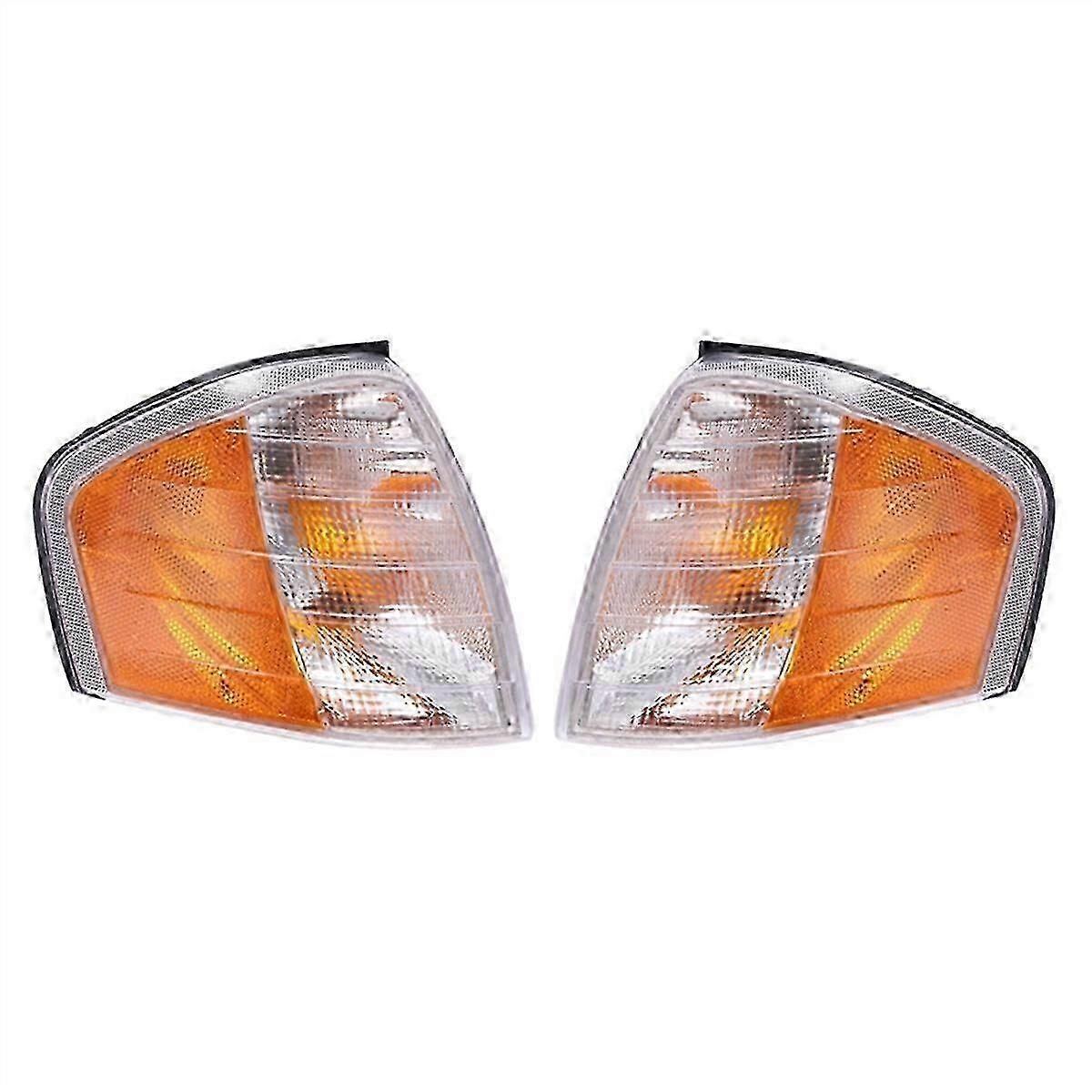 Pair of Front Corner Signal Lights for Mercedes-Benz C Class W202 C230 C280 (1994-2000) - Part Numbers A2028261143 and A20282612