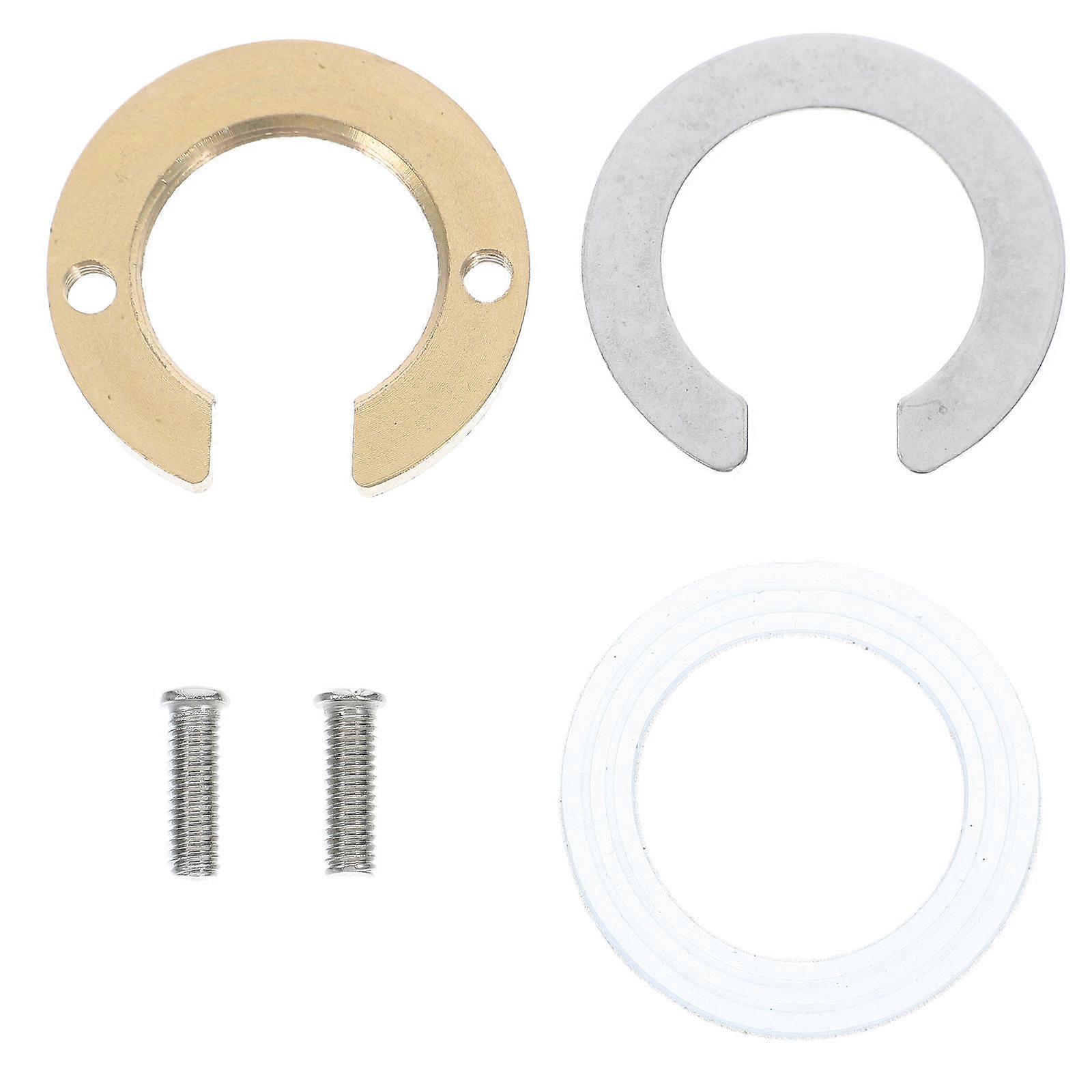 Golden Copper Faucet Nut Replacement Kit with Antiloosening Design for Home Use 1 Set