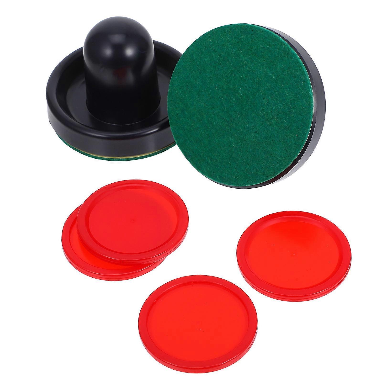 8PCS 76MM Air Hockey Pushers Pucks Replacement for Game Tables Goalies Header Kit Air Hockey Equipment Accessories (Dark Blue)