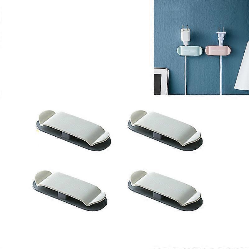 4 in 1 Multifunctional Home Creative Free Punching Plug Holder Wire Storage Artifact