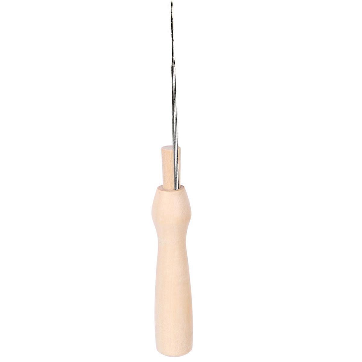 Tool Handle Made of Quality Solid Wood Sturdy Durable Antislip Easy to Hold Light Brown 5 Pieces