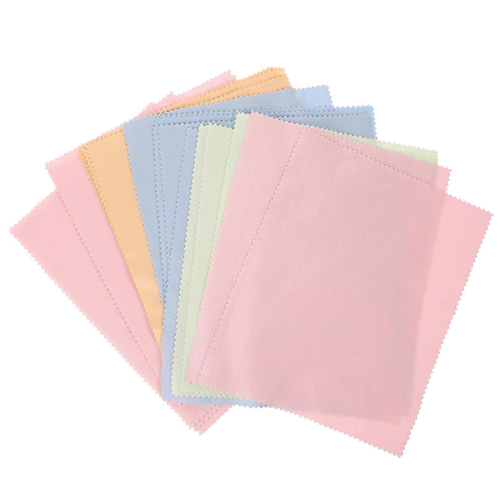 Lens Wipes for Glasses Microfibre Cleaning Cloths General Users Portable Streak Free Cleaning 24Pcs