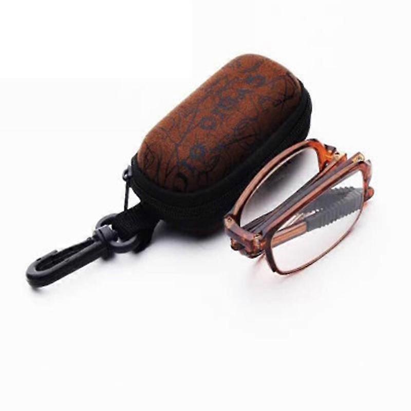 Hot selliing Folding Reading Glasses Strength +100-+400 Magnifier Eyewear Women/Men Eyeglasses 1pc Anti-fatigue With Box Resin