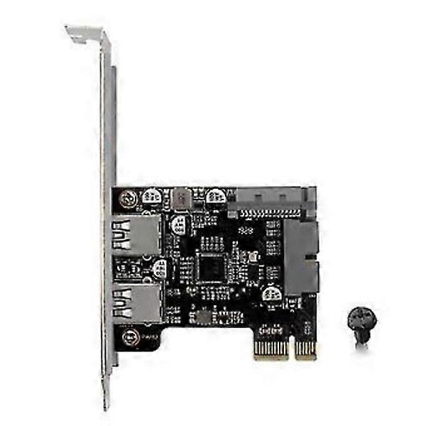 PCIe Adapter PCI-E 1X to USB 3.0 TYPE+USB 19PIN Mining Riser Card for BTC Miner