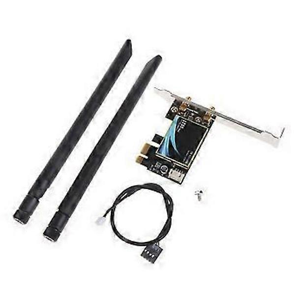 QCNFA344A DUAL BAND 2.4/5GHz PCI-E 1X 16X Desktop Wireless WIFI Wlan Card NFA344 867M + 8DBI Antenna