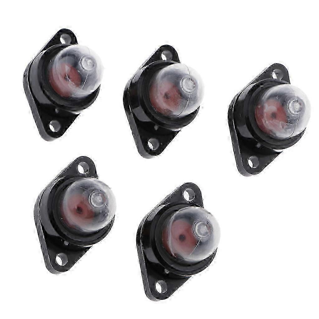 5-Pack Carburetor Primer Bulb for Chainsaws and Trimmers Compatible with Multiple Models