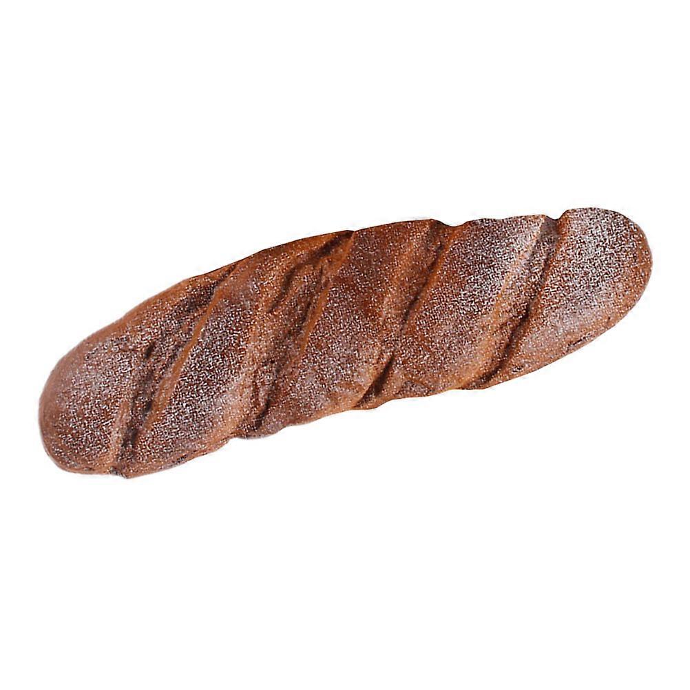 Artificial Bread Chic PU Photo Prop For Photography And Baking Display 1Set Brown Color Realistic Design