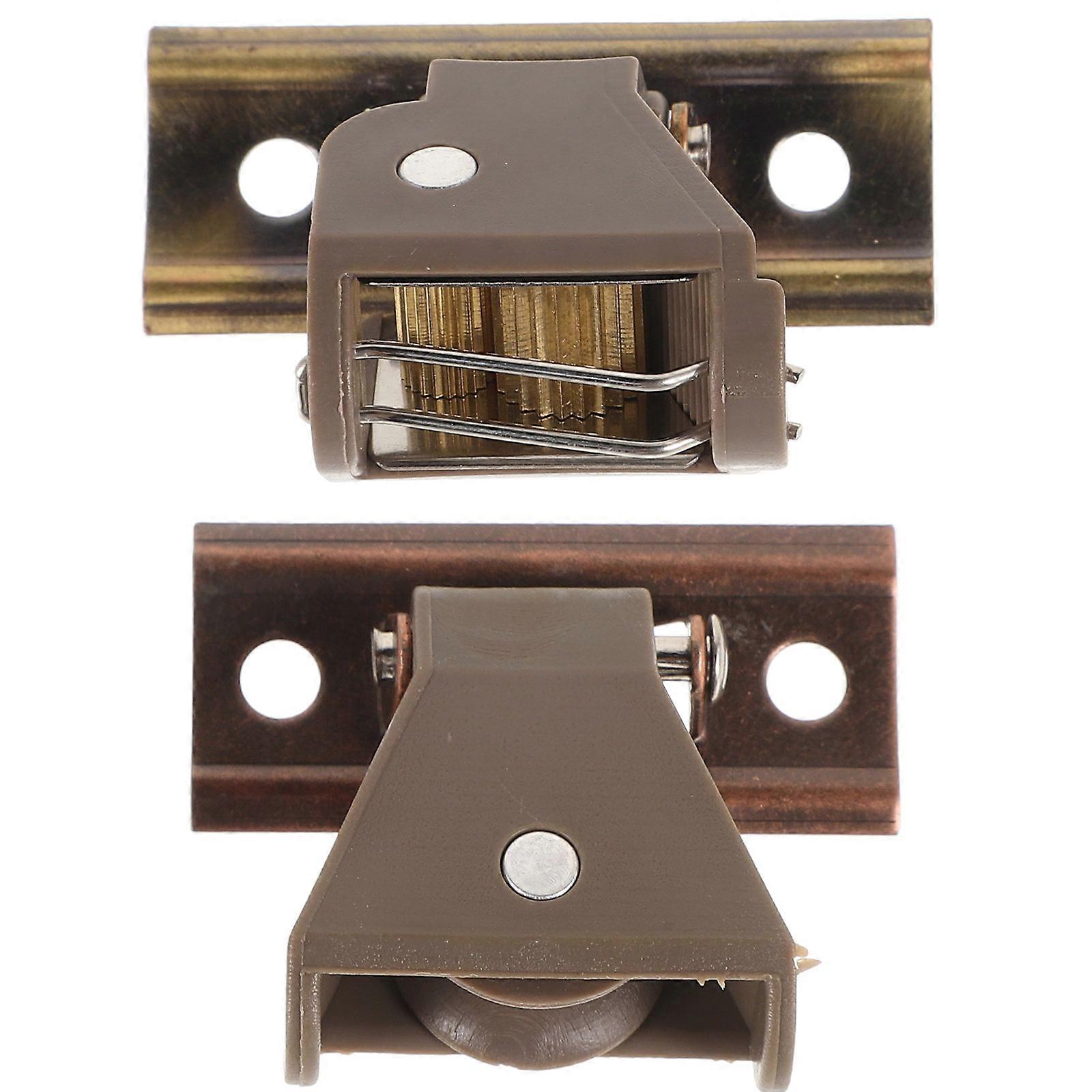 1 Set Metal Pulley Curtain Holders with Cord Lock for Rolling Blinds, Roman Shades & Window Treatments – Smooth Operation, Easy Installation