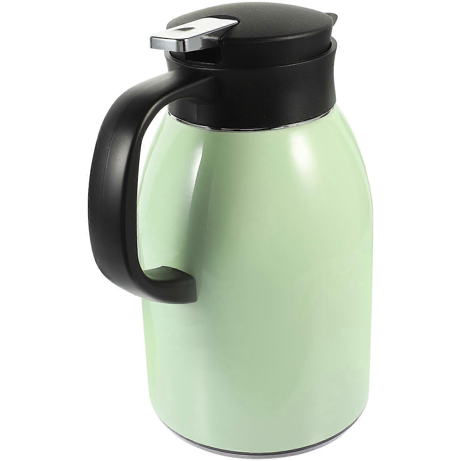 Thermal Water Holder for Home Use with Airtight Lid Large Capacity 1.5L Green Stainless Steel Insulated Bottle