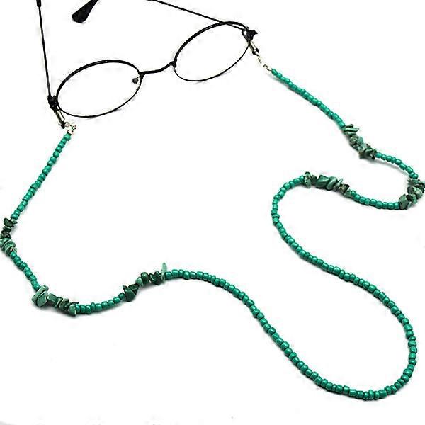 6PCS Turquoise Eyeglass Chains Strap Holder Round