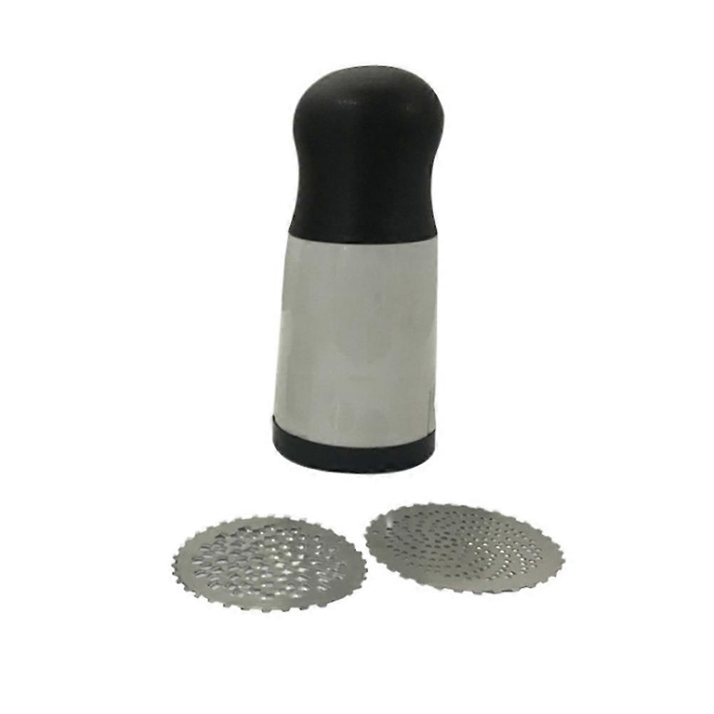 Black ABS Cheese Grinder with Stainless Steel for Kitchen Use Easy to Clean