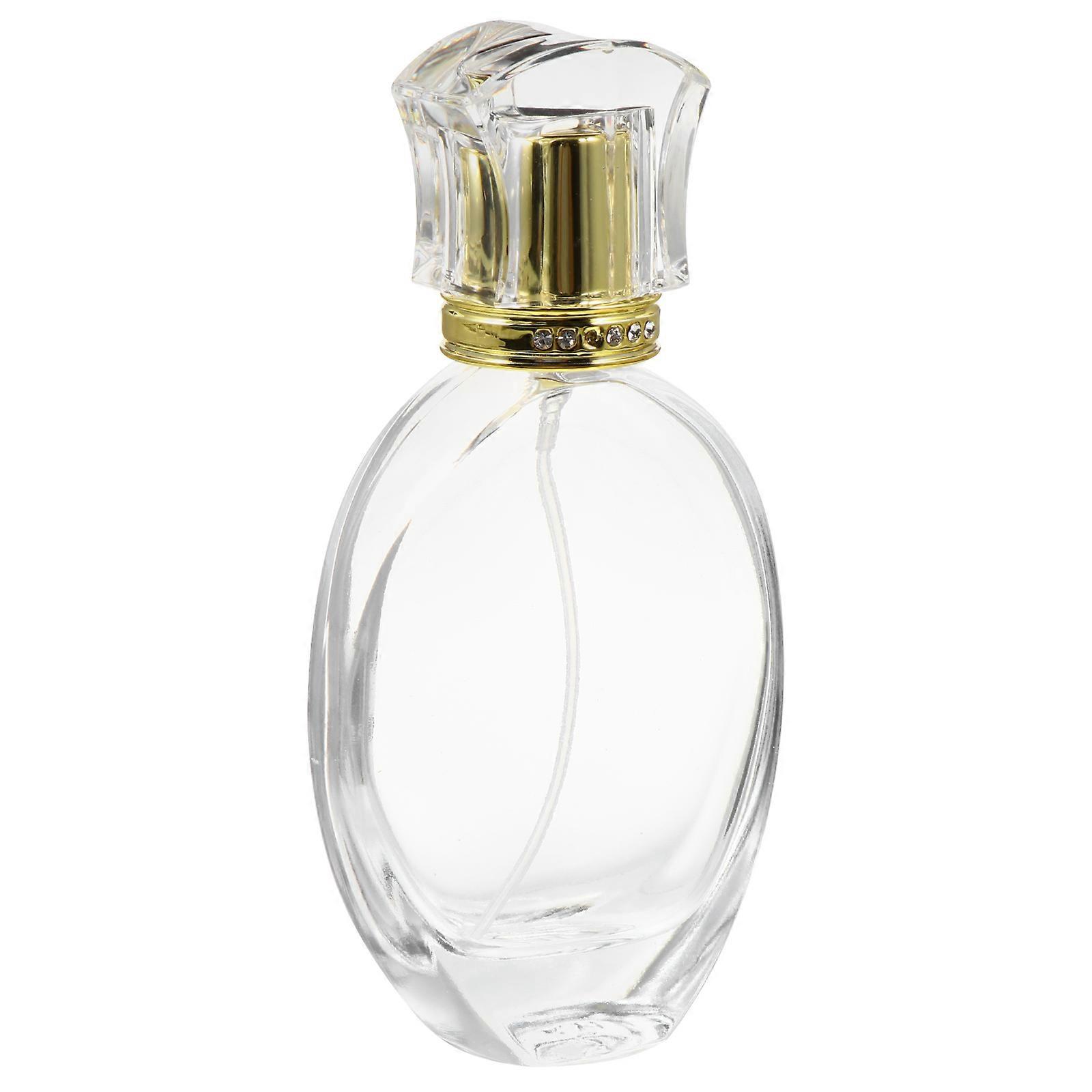Perfume Atomizer Vial Transparent .9x6.6cm Size for DIY Decoration 1Pack