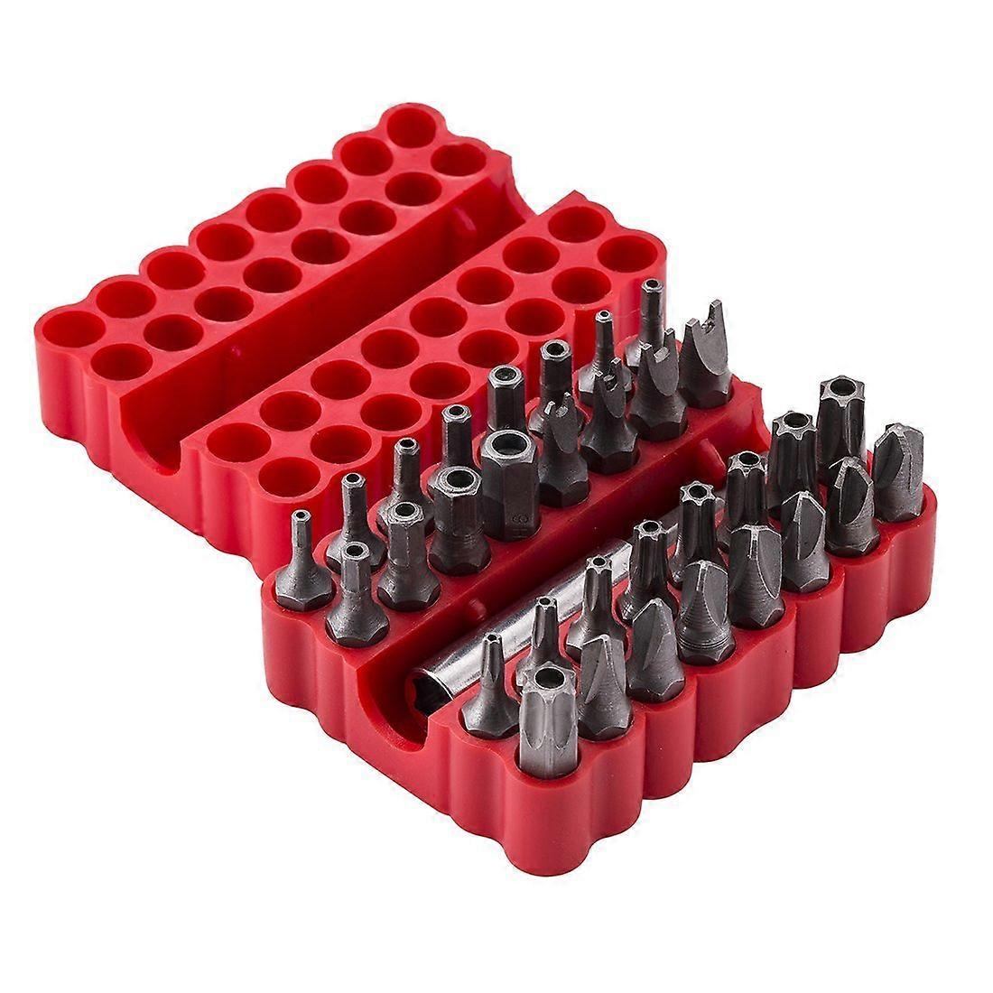 Screwdriver Bit Set 33Piece Safety Bits Tool Set Bit Set