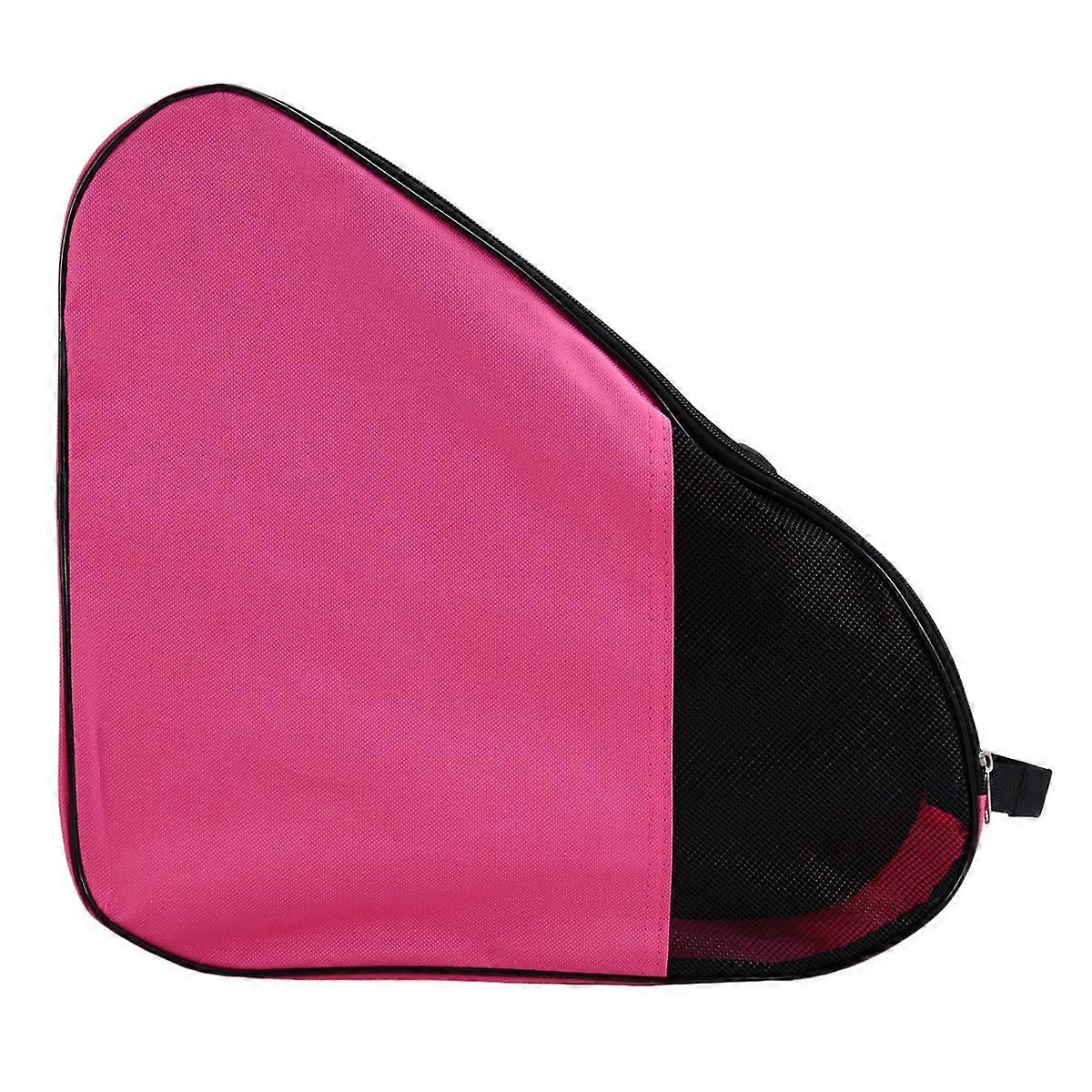 Breathable Skate Bag+Adjustable Shoulder Strap Rose Red