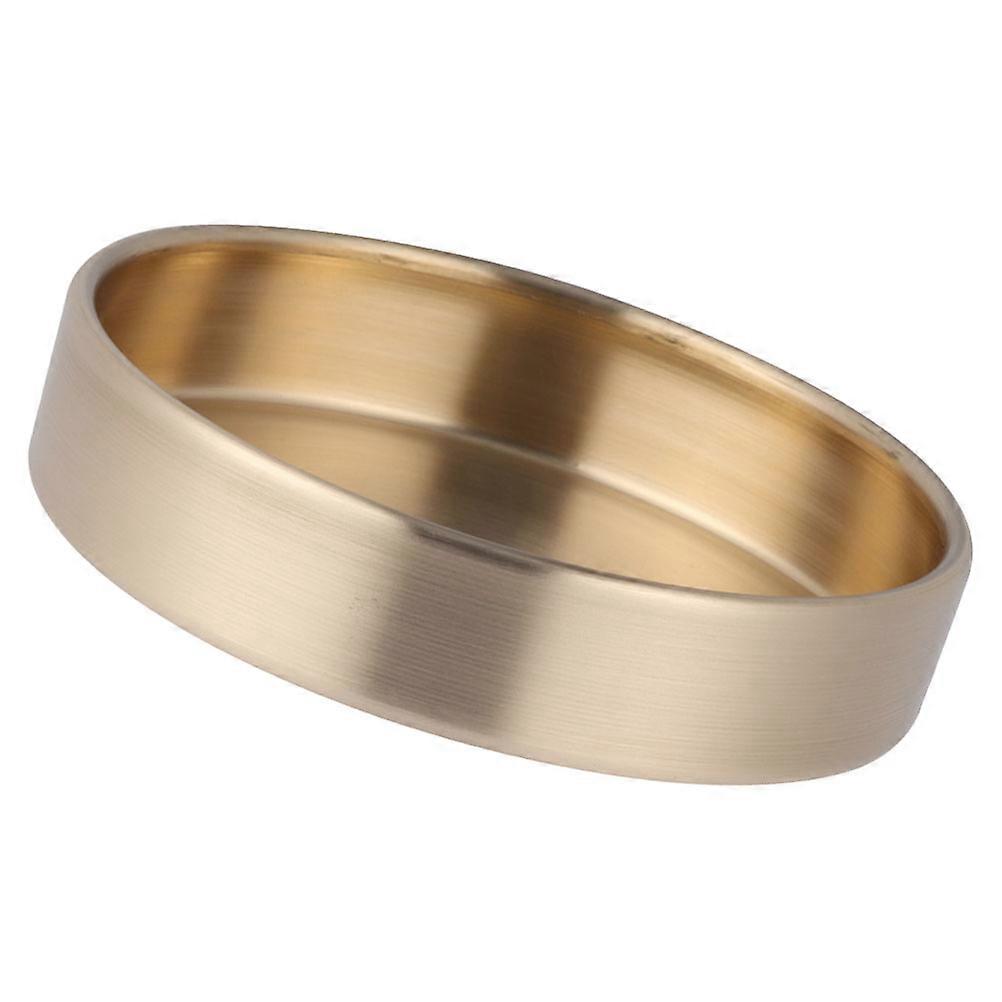 化粧品、ジュエリー、鍵、文房具用のエレガントな丸い雑貨トレイ – 家庭とオフィス用の装飾収納オーガナイザー