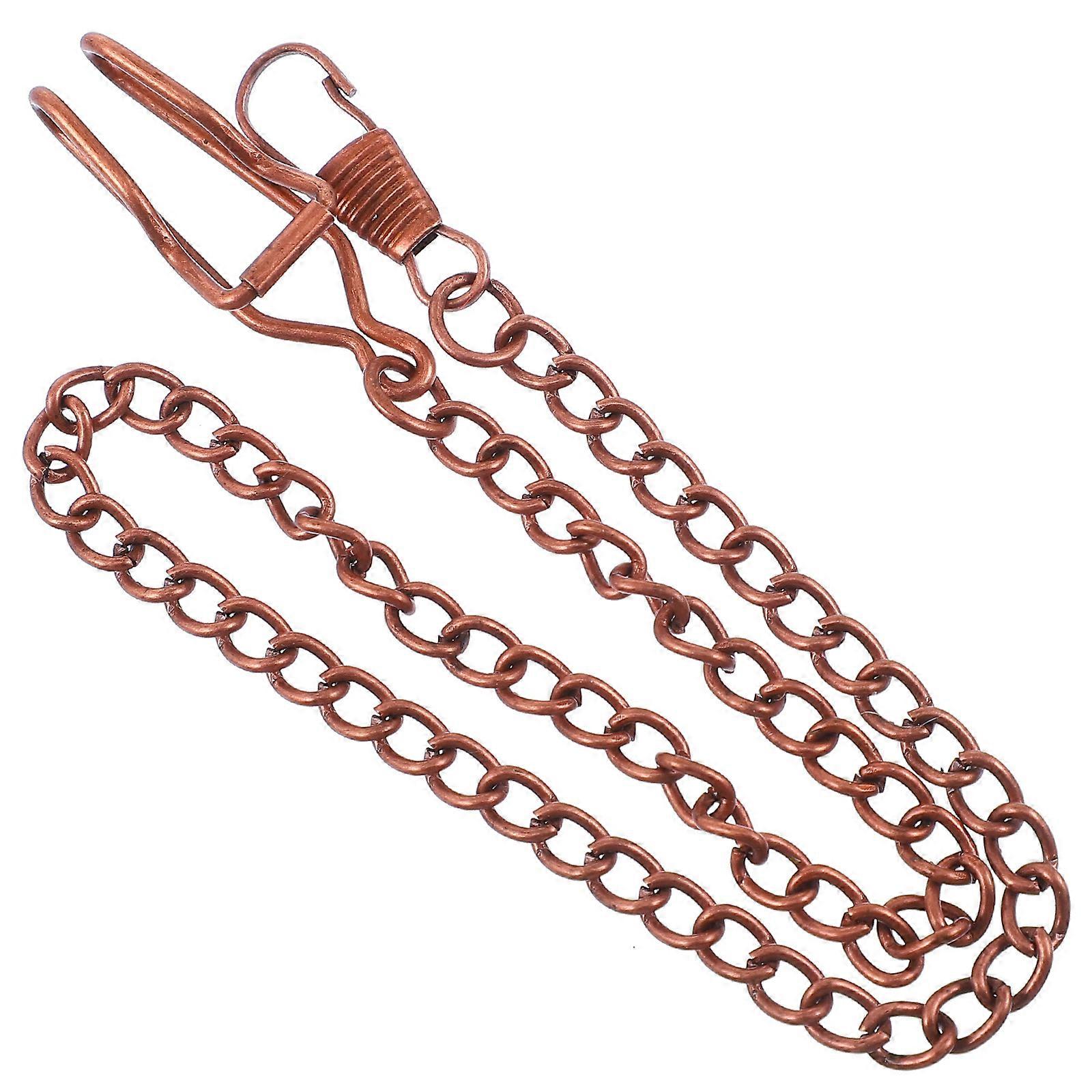 Golden Alloy Pocket Watch Chains For Men And Women 37.5Cm X 1Cm X 1Cm Retro Style Expanding And Hanging 3Set