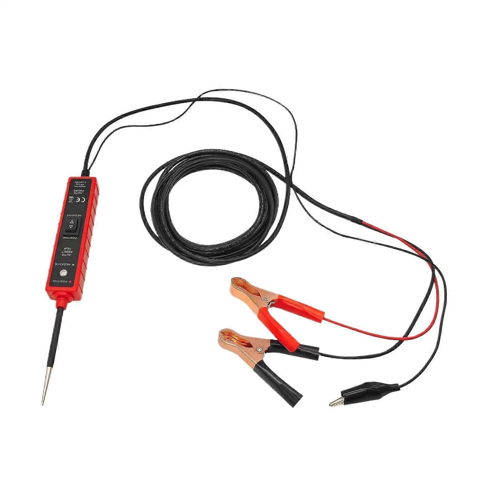 Power Circuit Probe Tester Automotive 6V-24V Voltage Detector Short Finder Meter Continuity And Polarity Identification