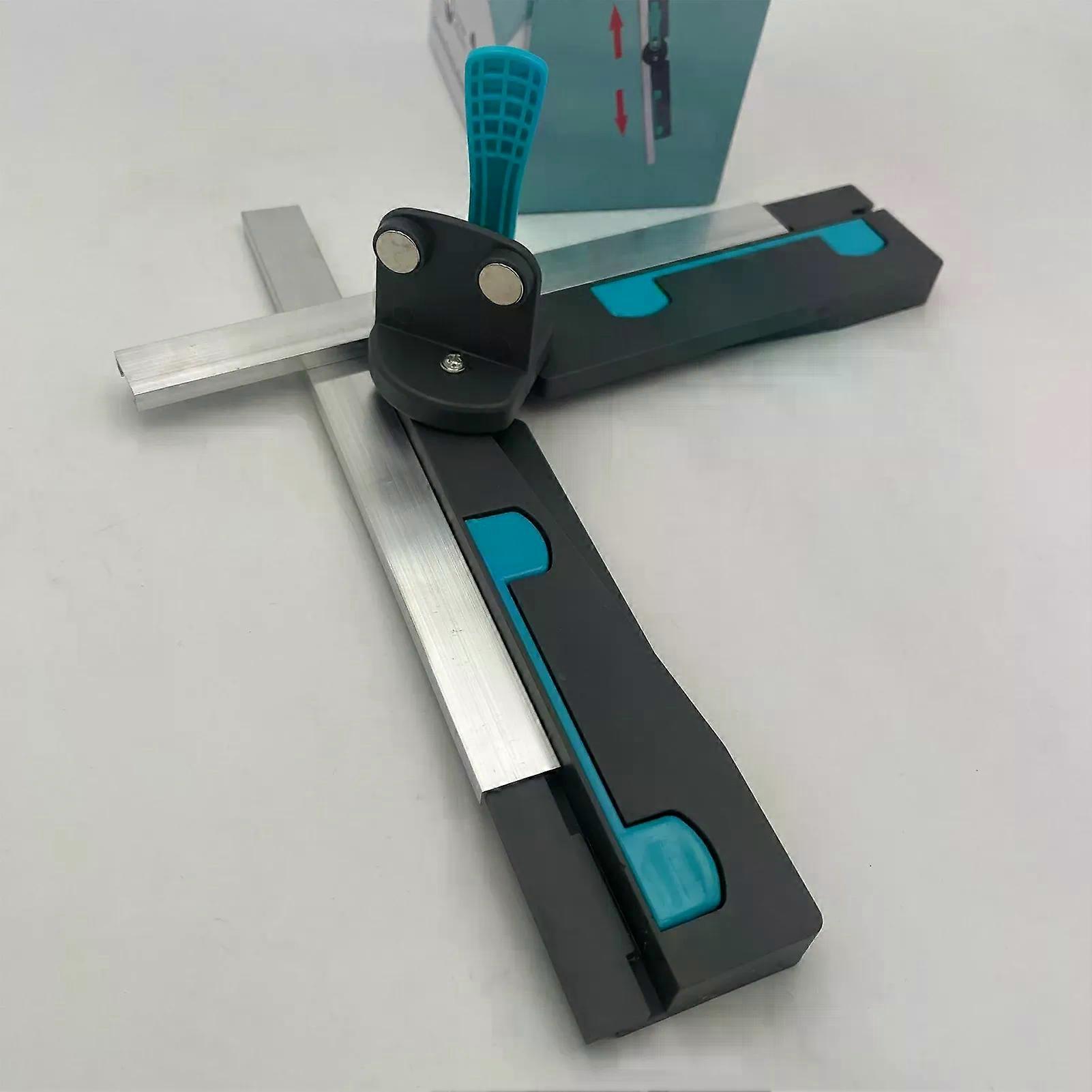 Miter GaugeMiter Saw Measurer Bevel Gauge for Miter Saws Angle Sight for Measuring and Transferring Angles Easy to Fold