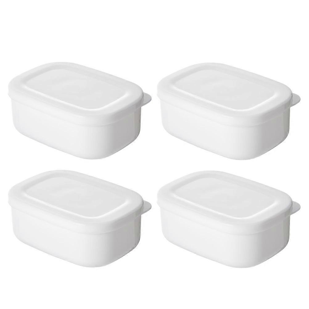 Plastic Rice Storage Box with Premium Sealed Cover for Home 4 Pieces