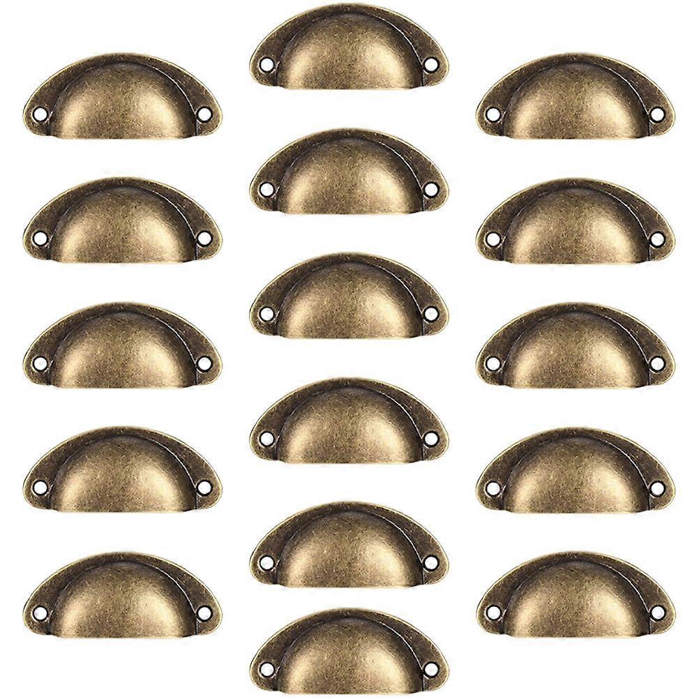Coffee Colored Vintage Cabinet Handles 16Pcs Ideal For Furniture Upgrade And DIY Projects In Your House