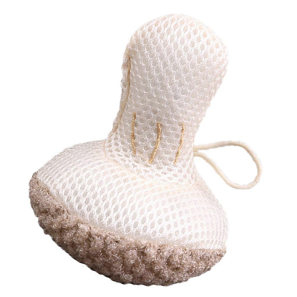Reusable Facial Sponge for Cleaning Soft Cloth Material White Color Perfect for Makeup Removal and Daily Use 4 Inch