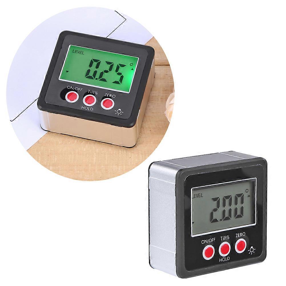 Digital Inclinometer Tilt Angle Meter for Accurate Measurement in Construction and Woodworking Grey Plastic 1 Unit