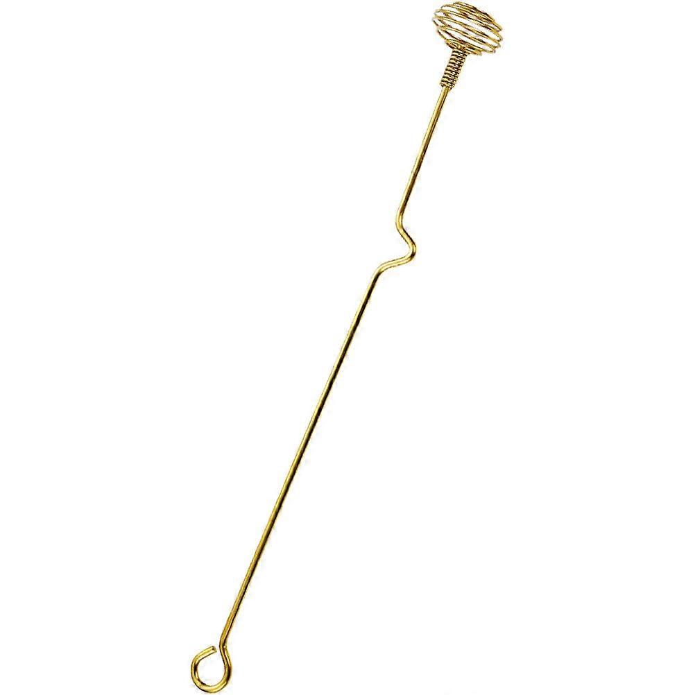 Golden Stainless Steel Cocktail Stirrer for Daily Use Multifunction Honey Dipper 3Pcs