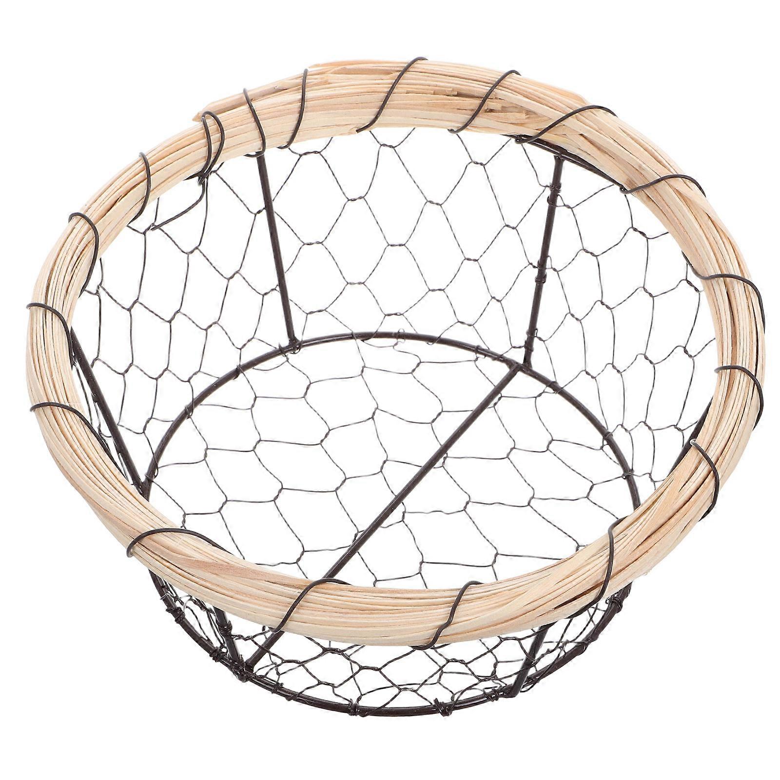 Chicken Egg Basket, Breathable Wire Structure for Freshness, Simple yet Chic Home Decor