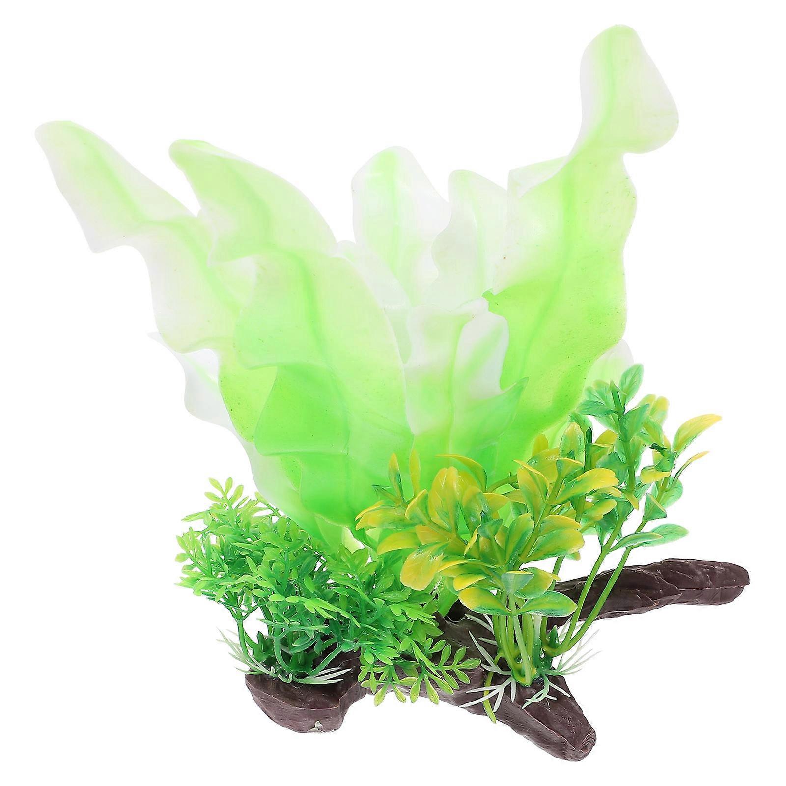 Simulation Water Grass Green Aquarium Decor Safe Pe Material for Decor