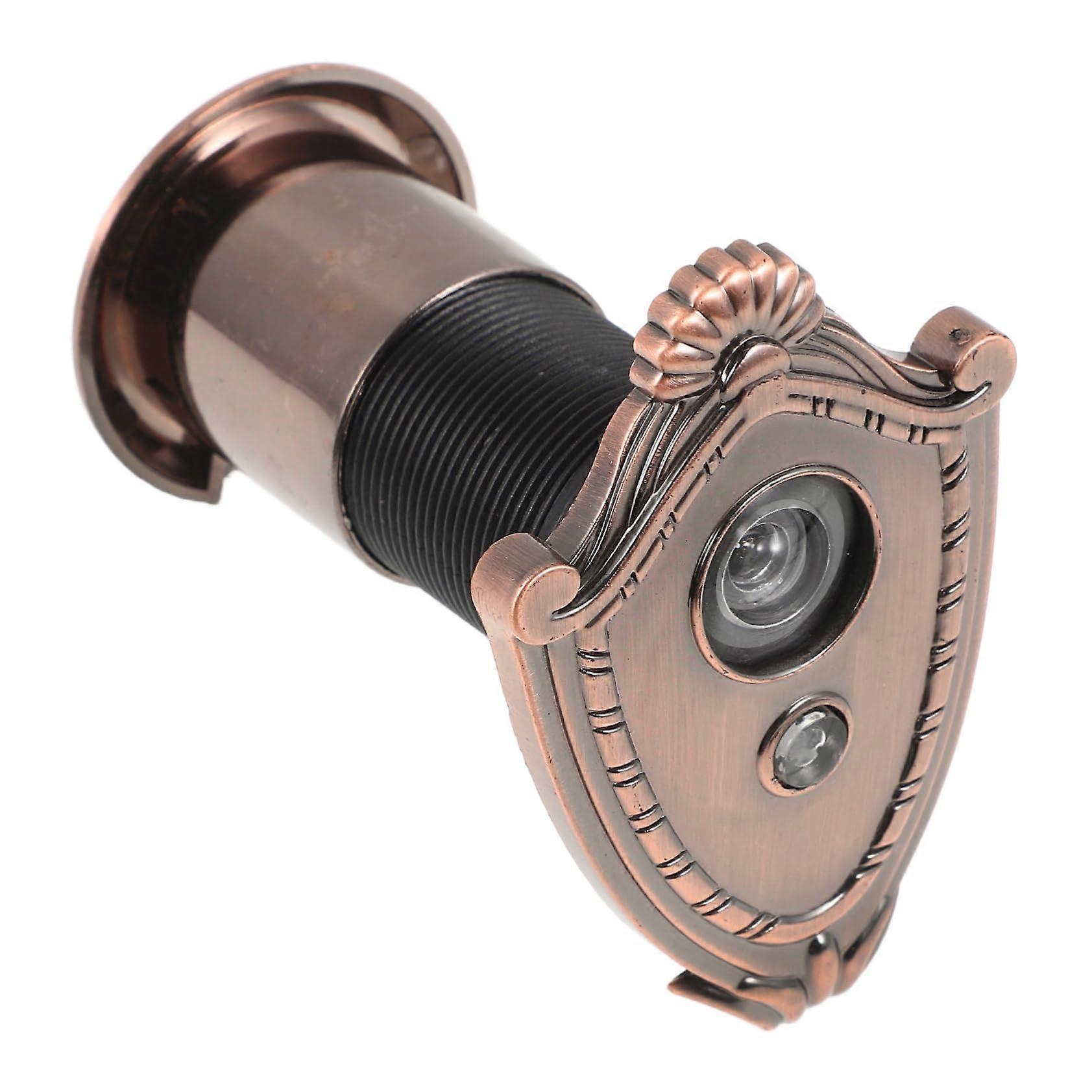 Door Spy With Doorbell, Shatterproof Wide-Angle View, Easy Installation for Front and Apartment Doors