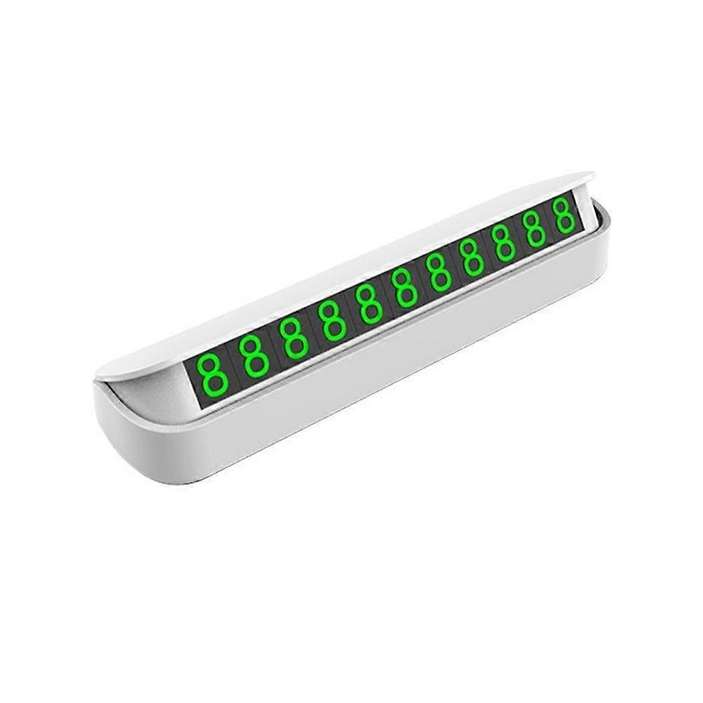 Magnetic Phone Number Parking Card with Privacy Sliding Cover ABS Material for Temporary Parking