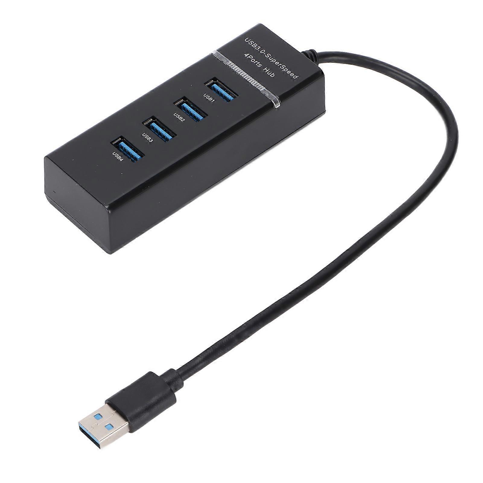 Usb Port Expander 4 Port USB3.0 Data Transmission 5Gbps Fast Speed Ultraslim Stable Usb Hub