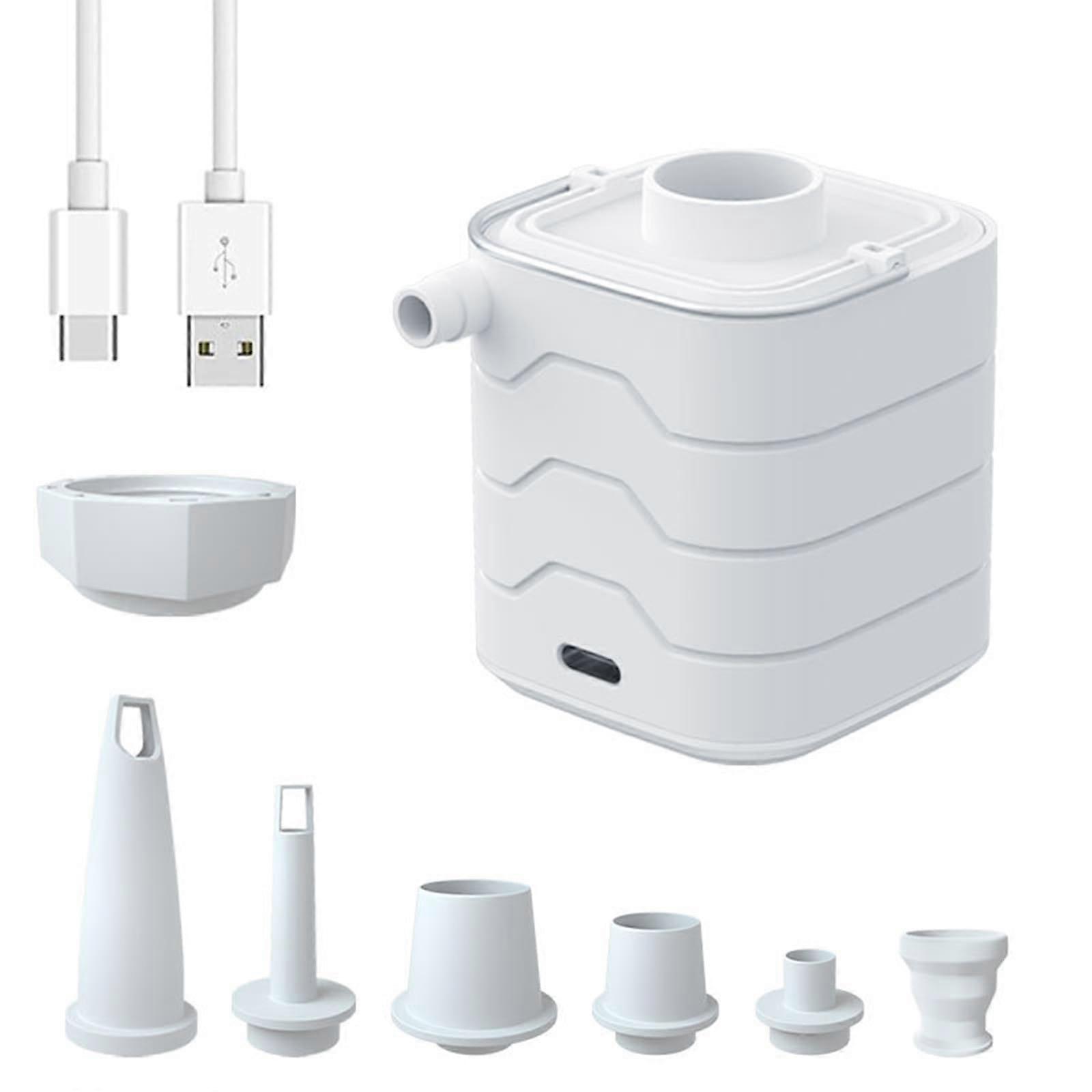 Multifunction Electric Air Pumps Set for Inflating Air Cushions, Compatible with Household Tasks, Compact and Portable Design