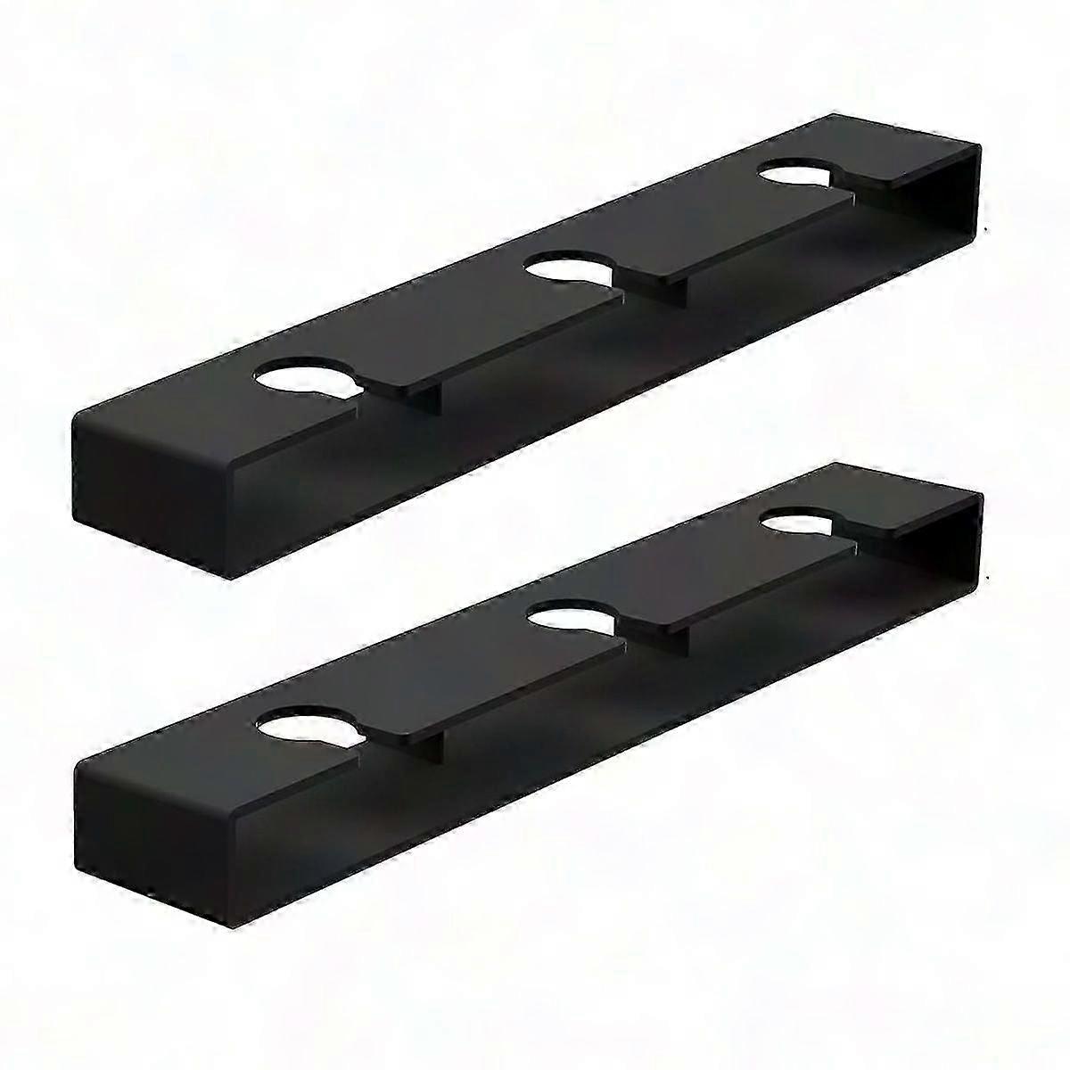 Weinglashalter unter dem Schrank, kein Bohrer hängendes Stielglasgestell für Weingläser, 2er Pack