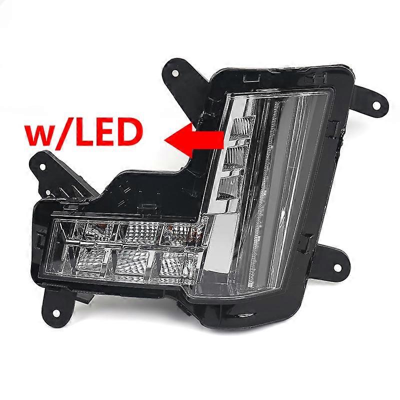 Quality Fog Light w/Crash Brake for Cadillac Escalade ESV 2015-2020 Daytime Running Light w/LED Turn Signal Light DRL Lamp