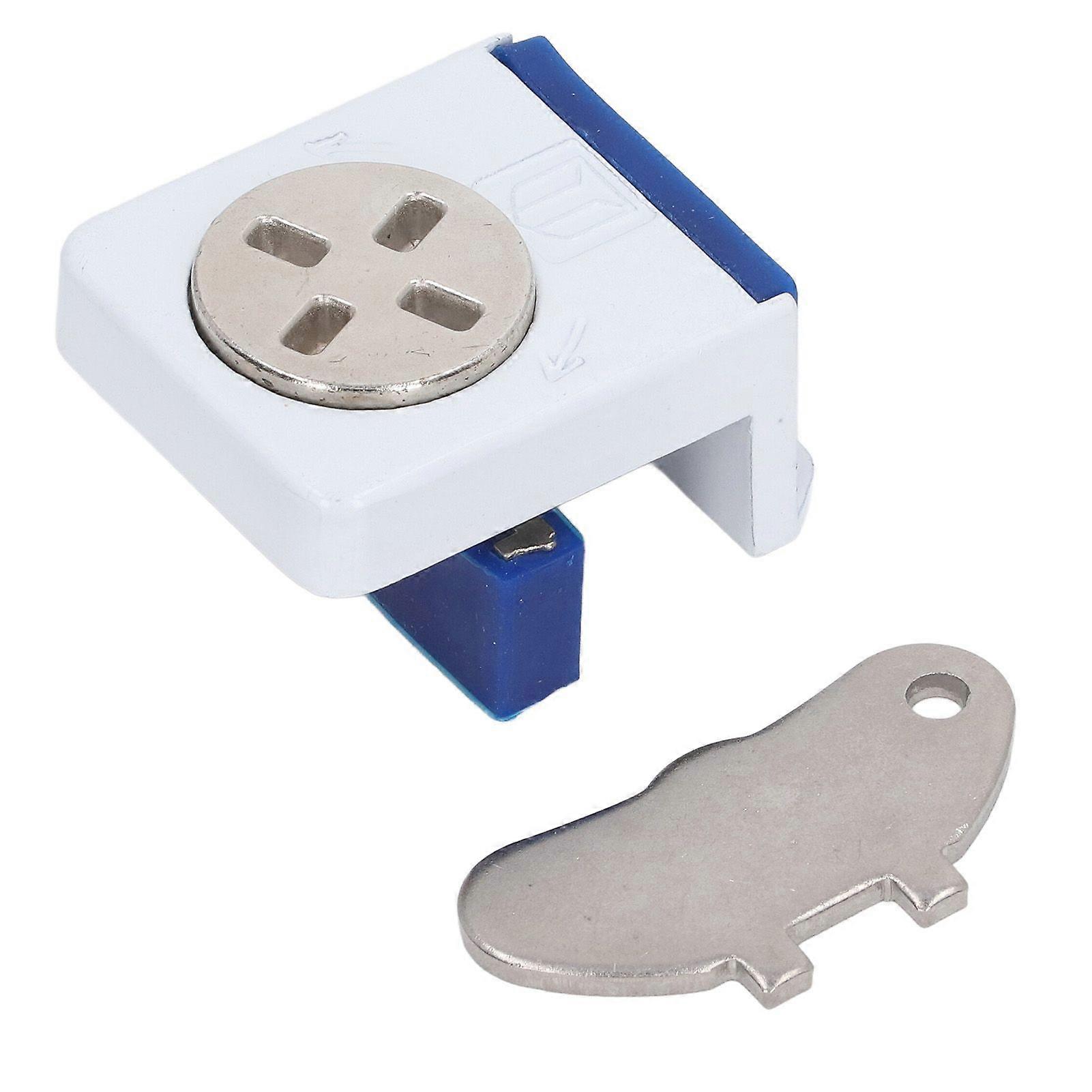 Zinc Alloy Window Limit Lock Sliding Window Lock with Key for Child Protection Home Security White