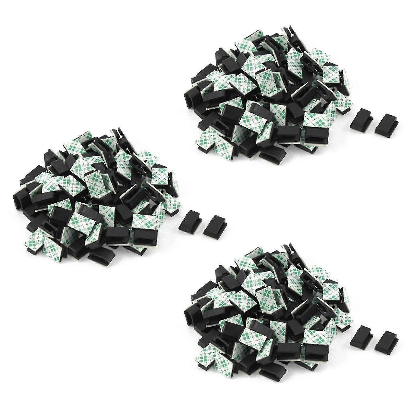 300 Pcs Adhesive Wire Cord Cable Organizer: Tie Clip Holder & Drop Clamp for Efficient Management